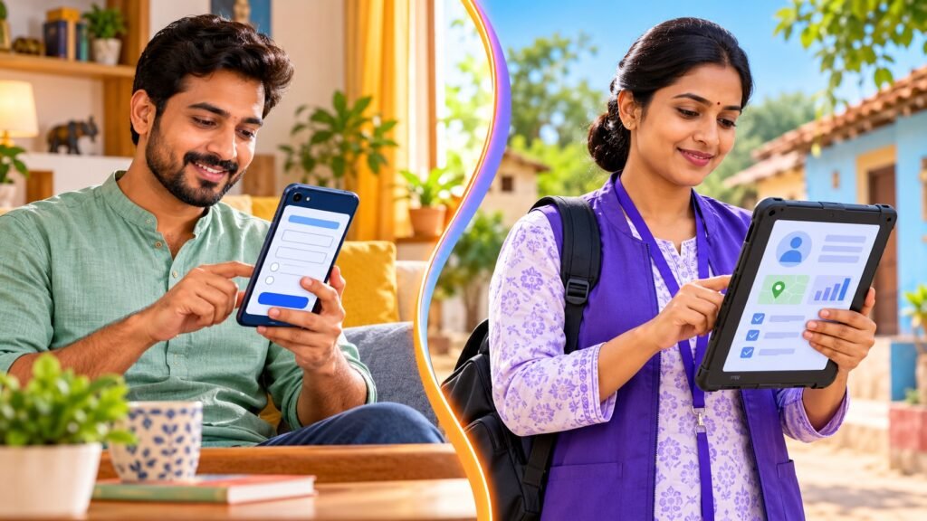 जनगणना 2027 में कर्मचारी CMMS और नागरिक स्वगणना के अलग पोर्टल का चित्र