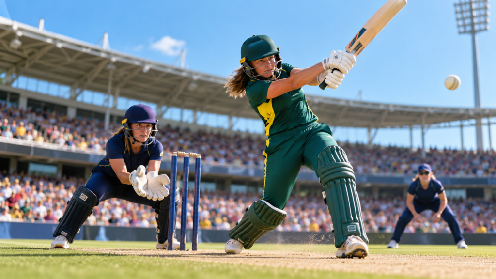 Women’s cricket illustration for India vs Zimbabwe 2026 series