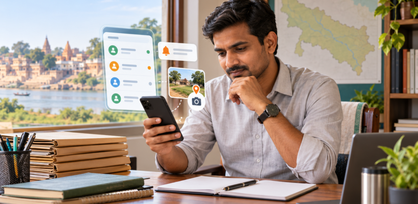 Illustration for IGRS Diary, a private case diary app for recording cases, documents, reminders and PDF reports