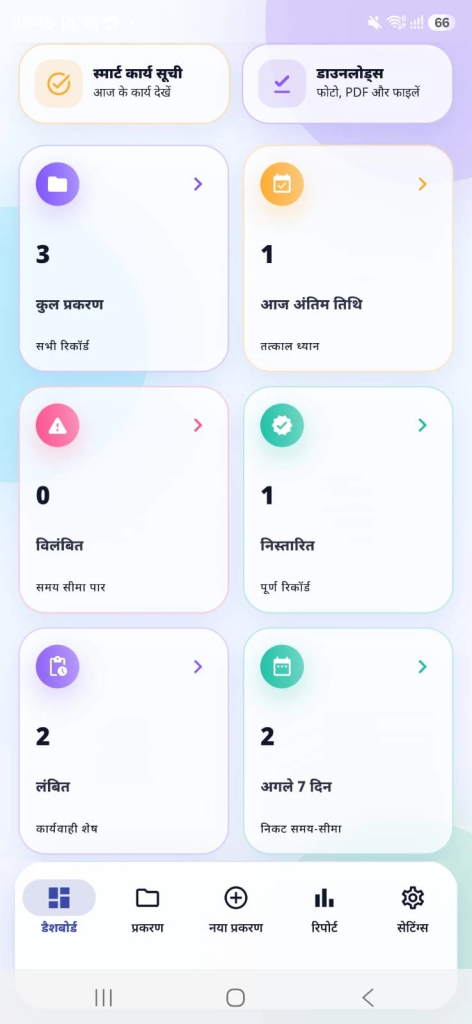 IGRS डायरी: प्रकरण व रिपोर्ट screenshot